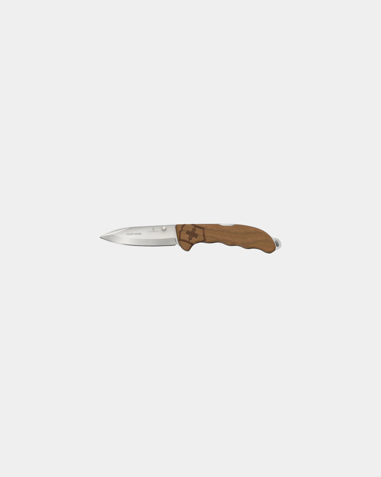 Couteau pliant bois de noyer Victorinox Evoke à personnaliser - 1